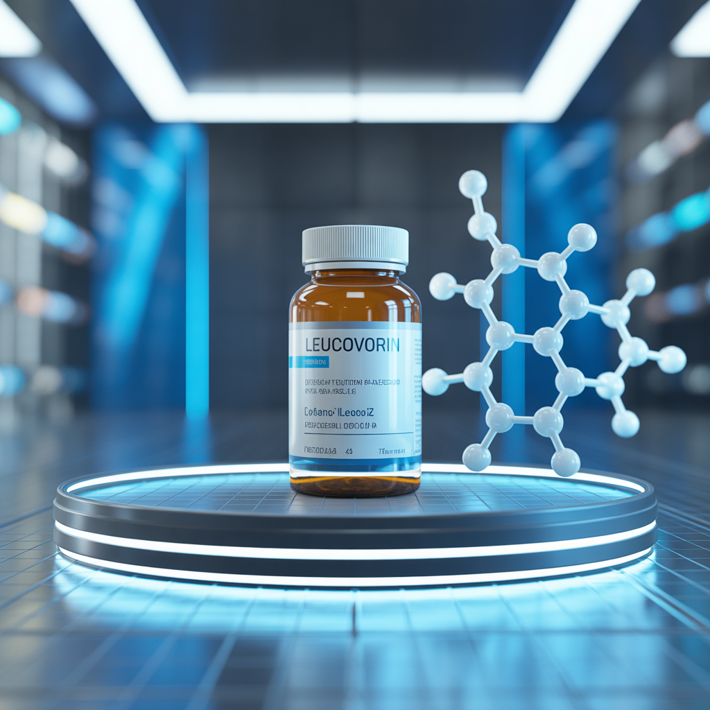 Leucovorin folinic acid treatment supporting folate metabolism and brain health